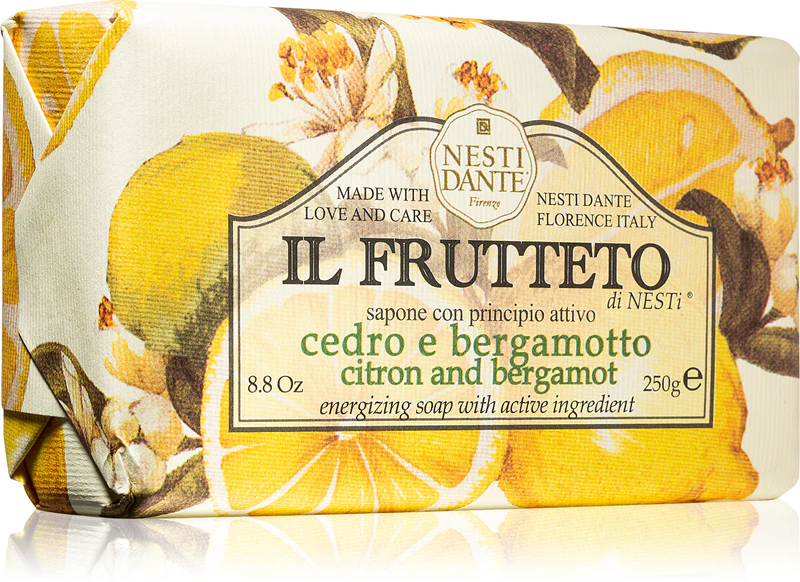 Sabonete natural Nesti Dante Il Frutteto Cidra e Bergamota