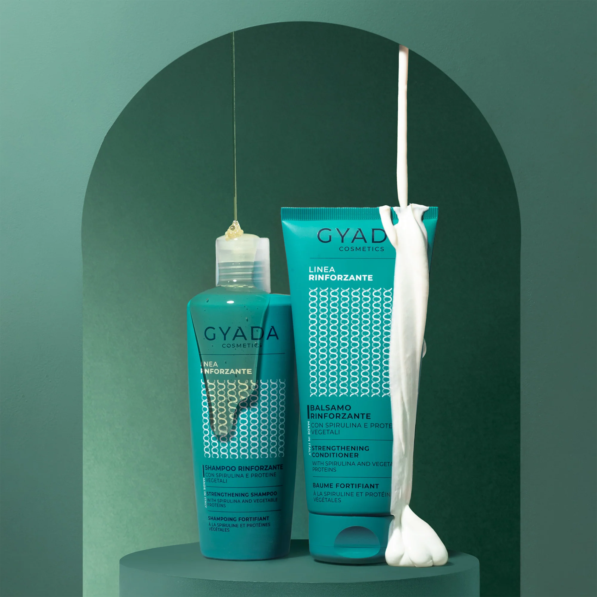 Spirulina Hair Power Box - Cofanetti per Capelli, Shampoo Rinforzante, Balsamo Rinforzante Capelli