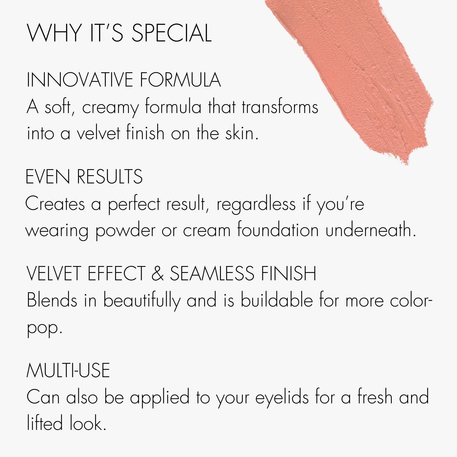 Sweed Blush Air vaigu sārtuma krēms - 5g
