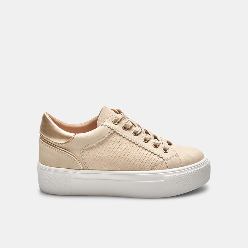 Damsneakers med platåsula