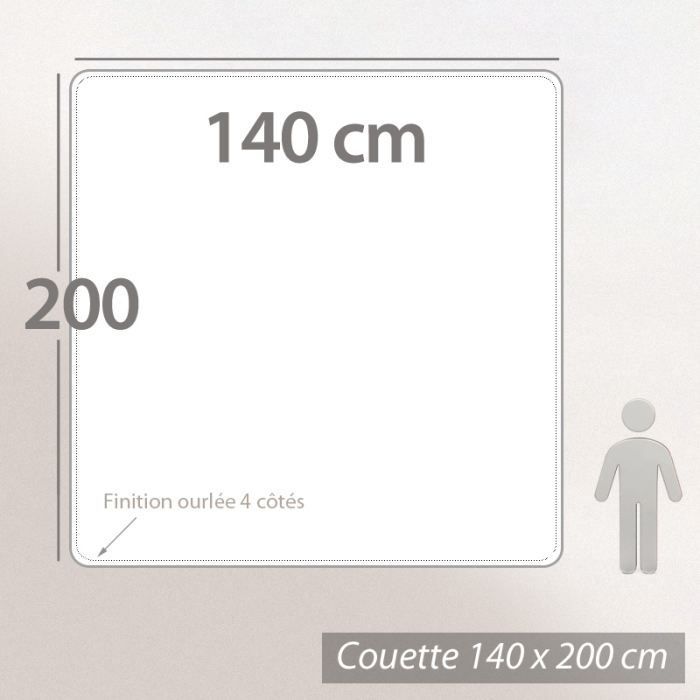 Edredón - LINNEA - ELSA - Invierno - Fibra hueca - Poliéster - 400 g/m²