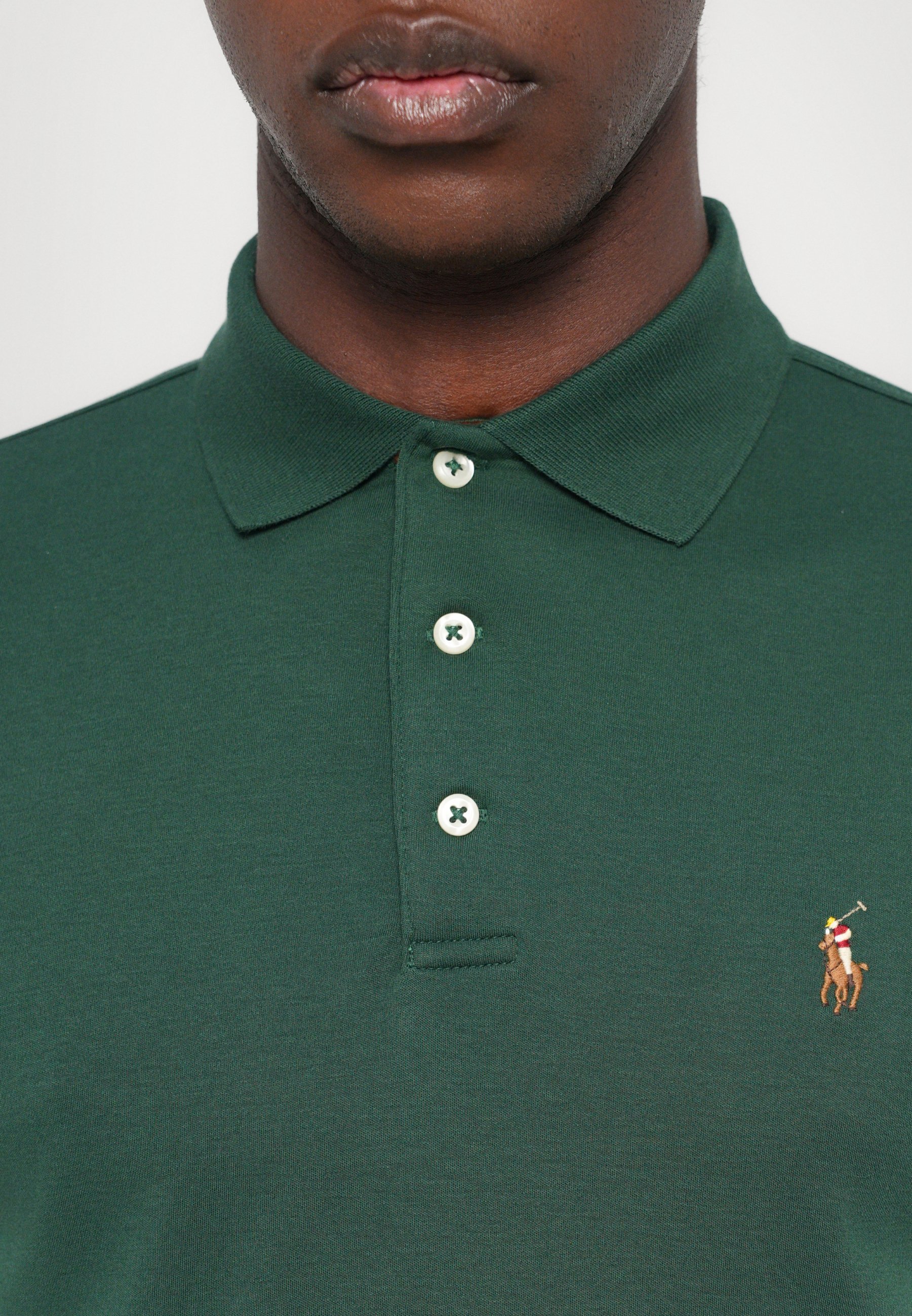 Polo Ralph Lauren shirt met lange mouwen - Polo shirt - vintage dennenhout
