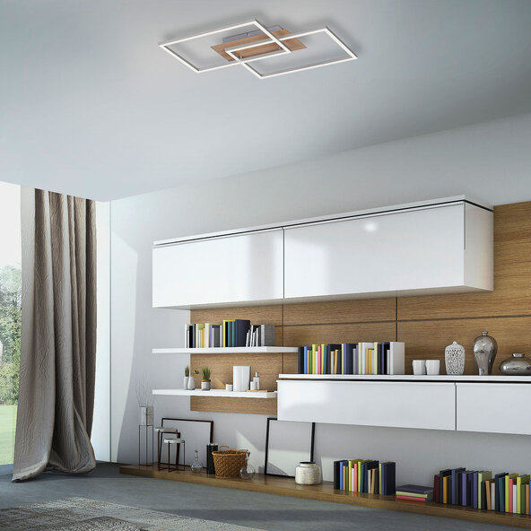 IVEN LED-kattovalaisin, 42 x 50,4 cm