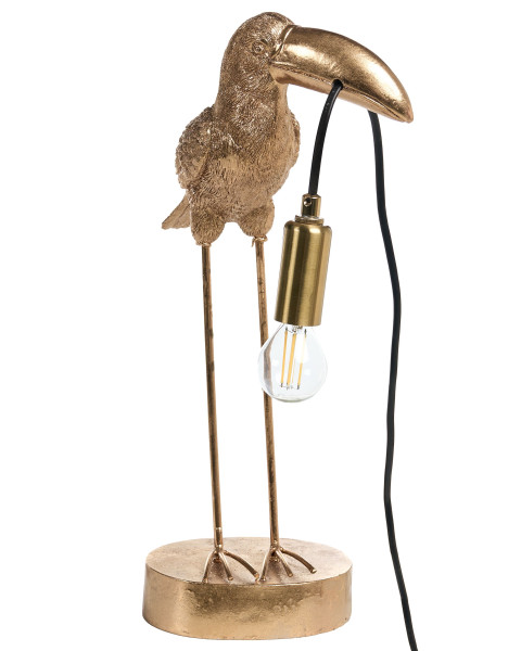 Lampa stołowa Tukan ARACARI Złoty