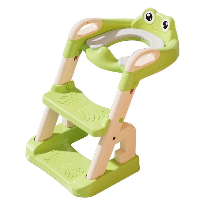 Redutor de Assento Sanitário Infantil CREMLANK - 2 Posições Ajustáveis - PVC Impermeável - VERDE - 40*60*54CM