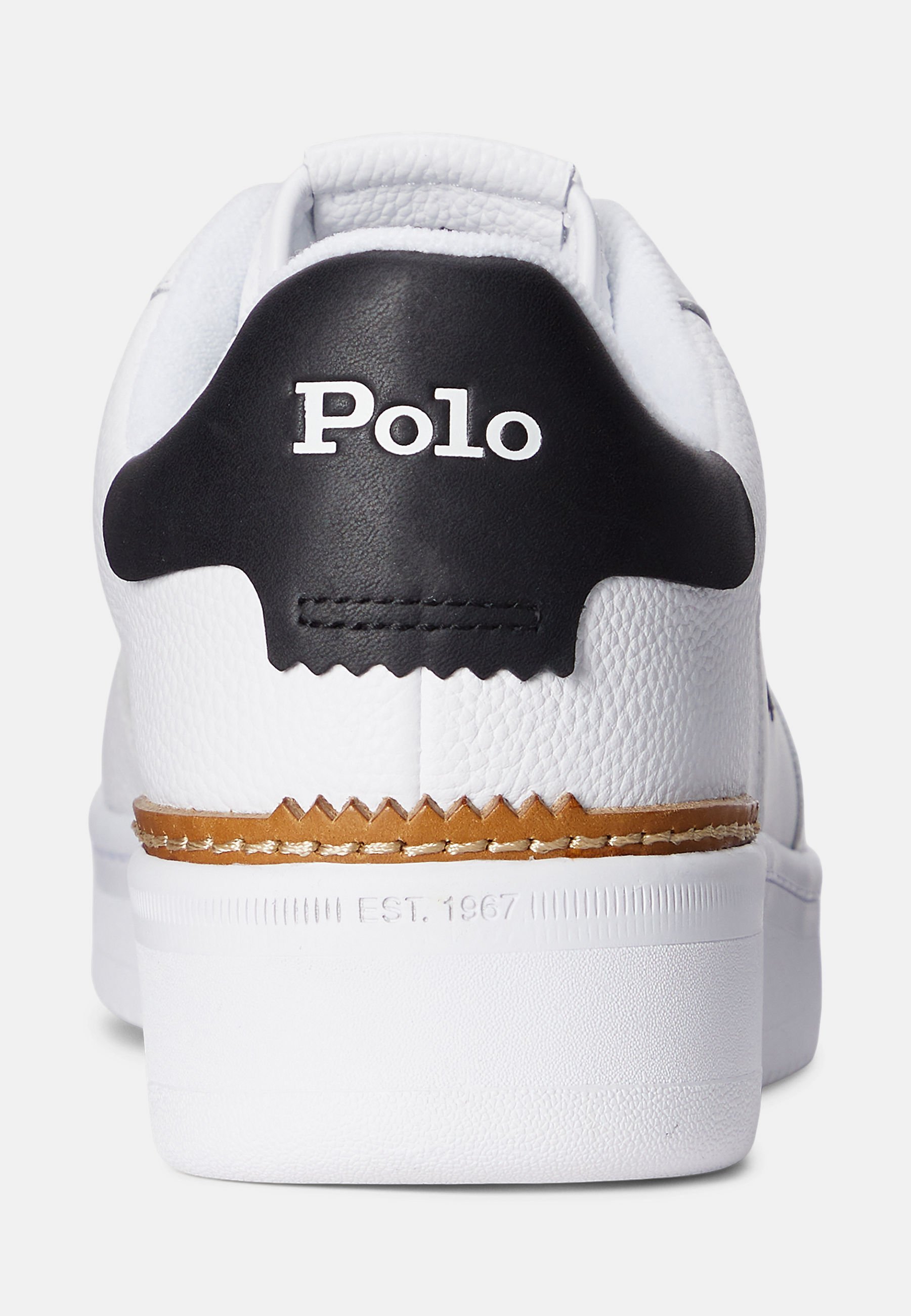 Polo Ralph Lauren MASTERS CRT TOP UNISEX - Joggesko - white/black