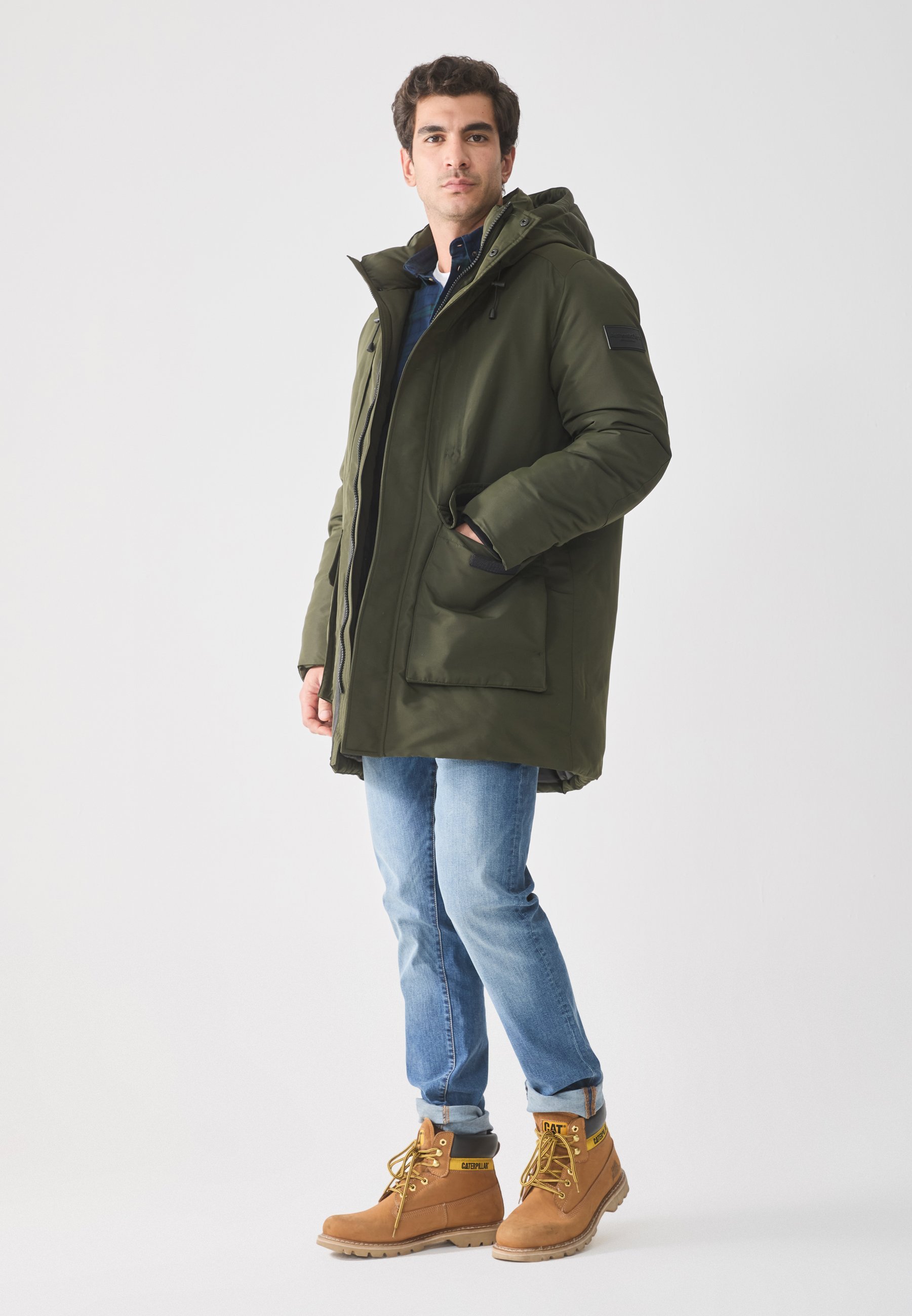Parka Pier One - khaki