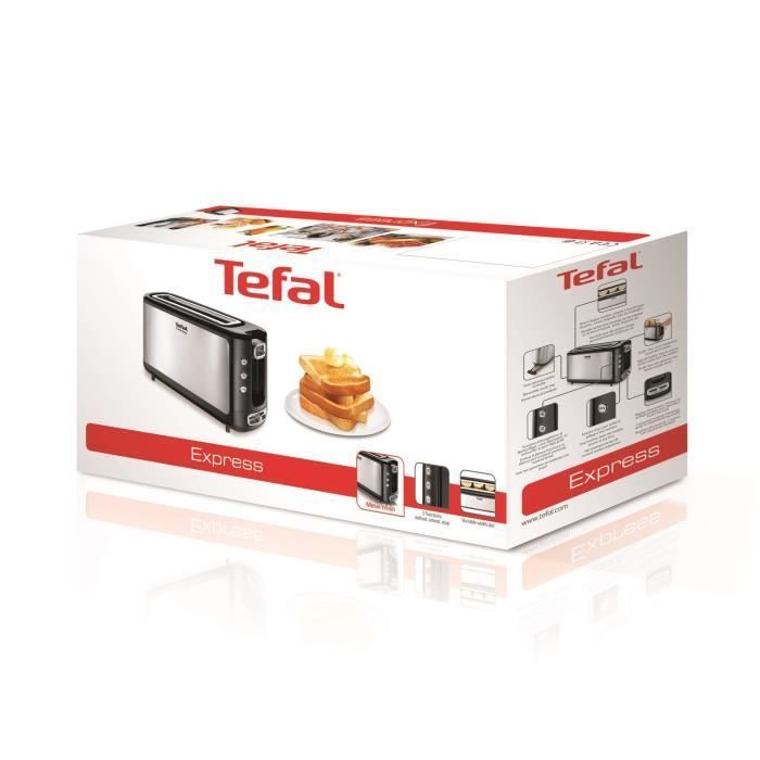 Tostapane in metallo TEFAL Express a 1 fetta con 7 livelli di doratura TL365ETR