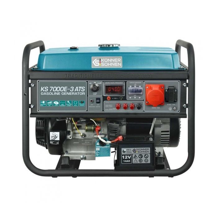 Generator - Konner & Sohnen - KS 7000E-3 ATS - 5500W - Petrol - Three-phase