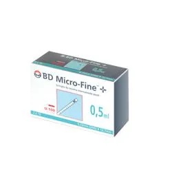 CORMAN BD Micro-Fine™+ 29G x 12,7 mm 0,5 ml 30 stuks – Insulinespuiten