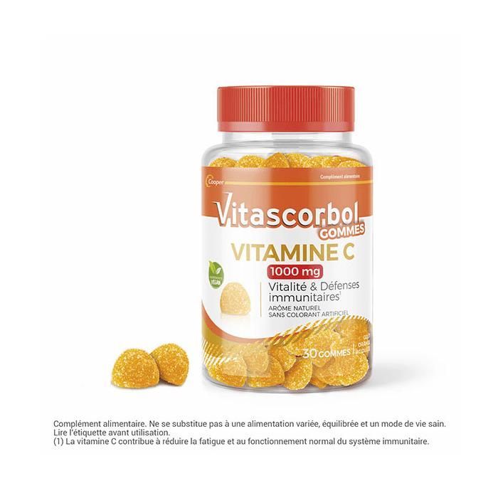 Gomitas de vitamina C Vitascorbol 1000 mg, 30 gomitas