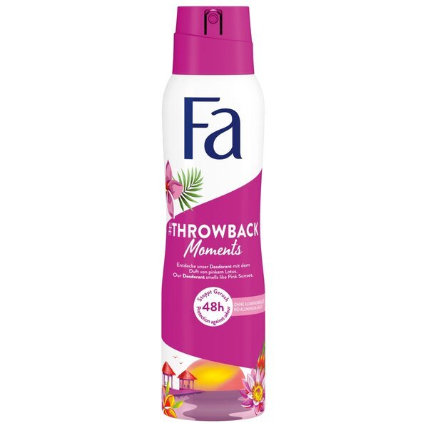 Fa #ThrowbackTrenuts Sunset Love Dezodorans Sprej 150ml
