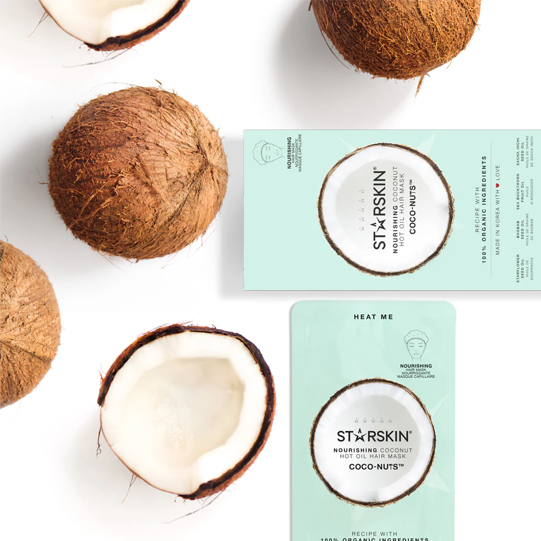 Essentials COCO-NUTS™ Nourishing Hot Oil Hair Mask - Pre-Shampoo, Maschera Riparatrice Capelli
