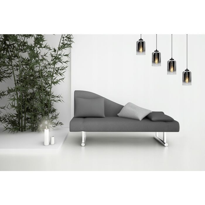 Abat-jour en verre - Light-Home LH - Hella 2320 - Miel, Or, Graphite - Hauteur 15 cm