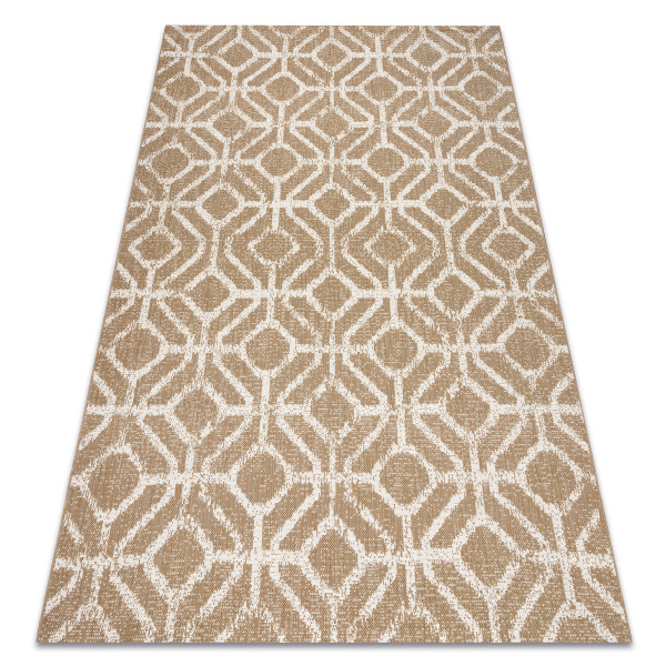 Dywan sizal FLAT 48957265 Geometryczny ROMBY 80x150 cm