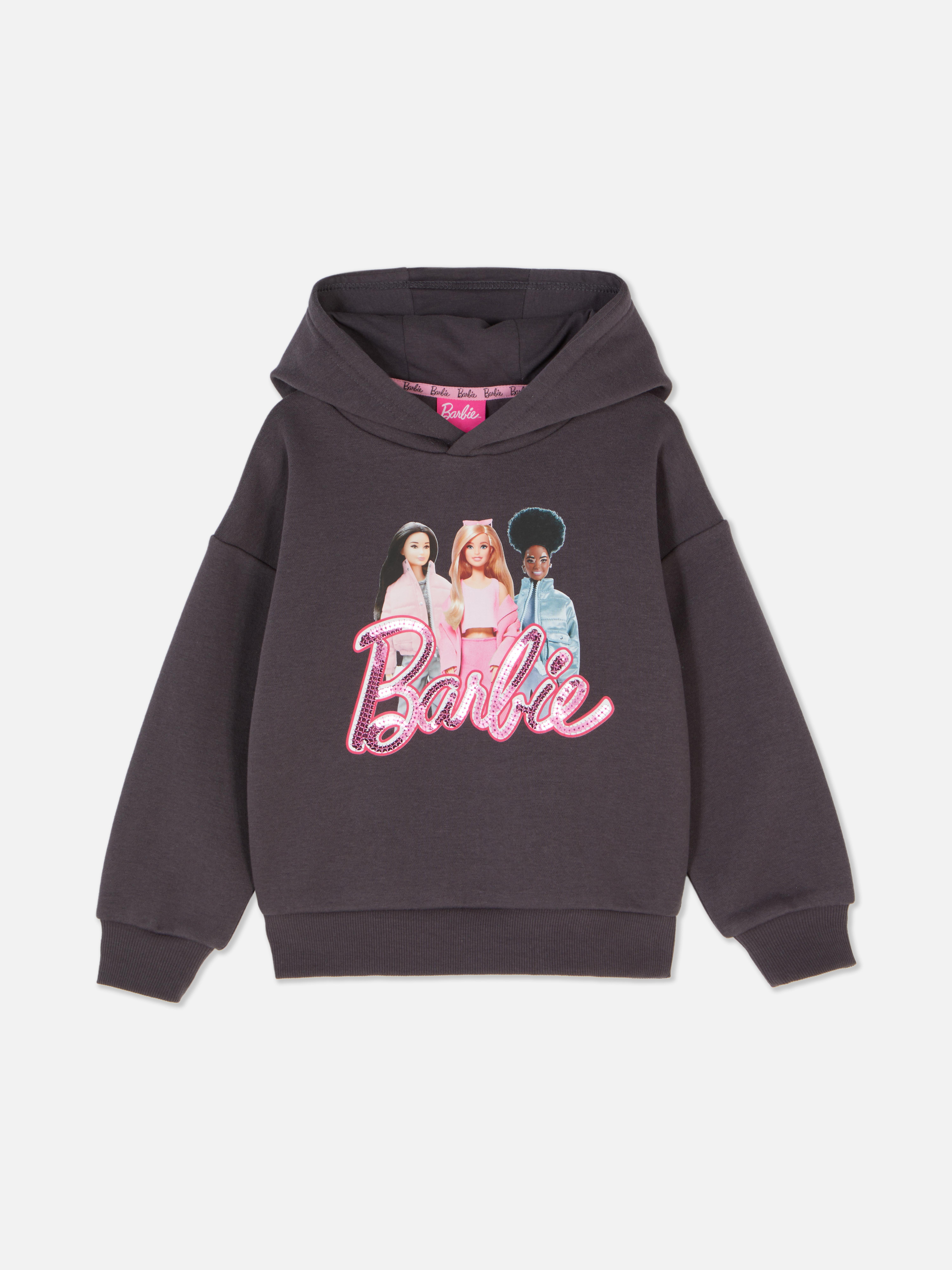 Hanorac cu paiete Barbie Un hanorac cu paiete Barbie și manșete cu nervuri