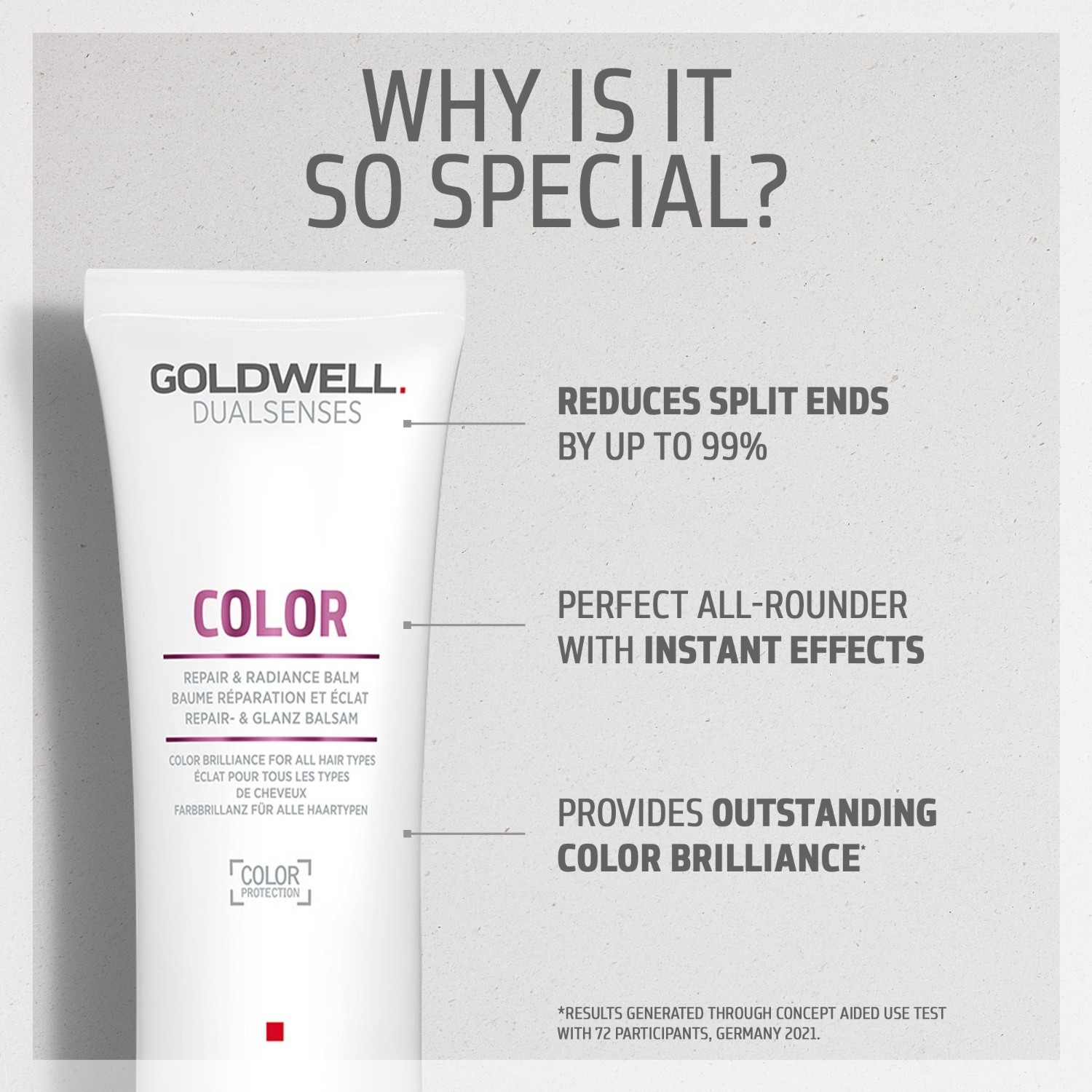 Goldwell Dualsenses balzam za lase za obnovo barve in sijaj - 75 ml