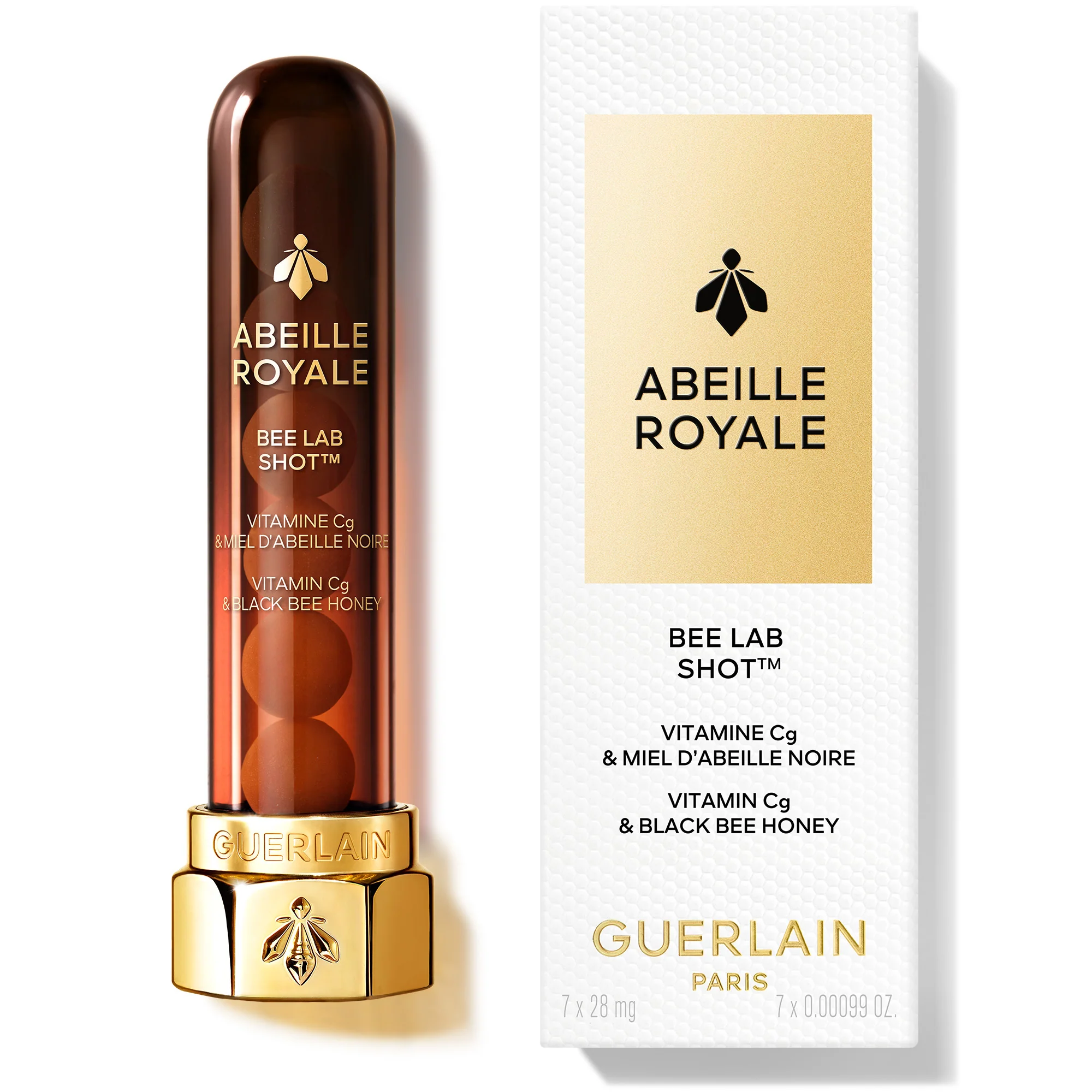 Abeille Royale Bee Lab Shot - Trattamento Riparatore, Siero viso antirughe, Siero viso illuminante