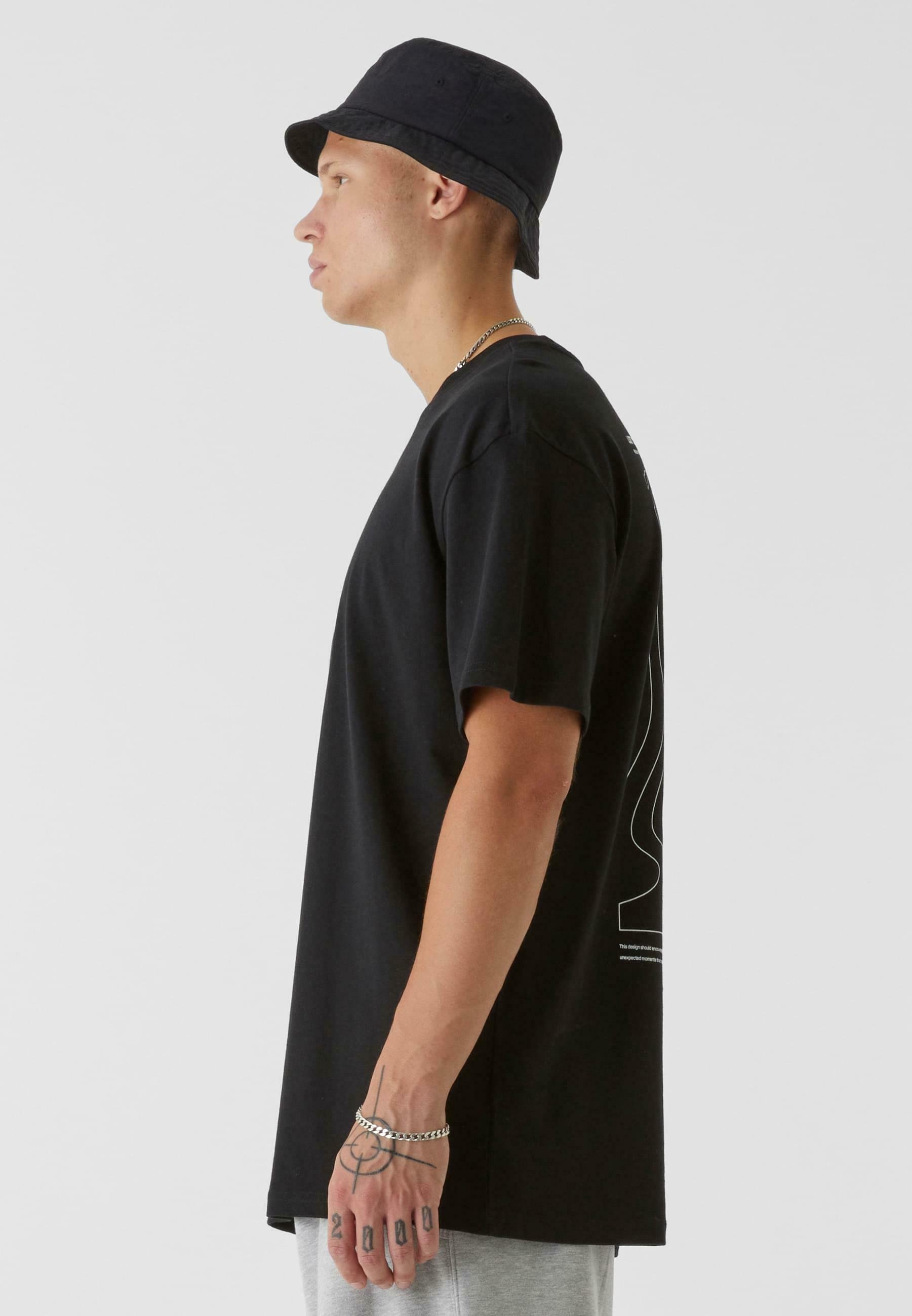 Lost Youth CHAOS - T-shirt imprimé - noir