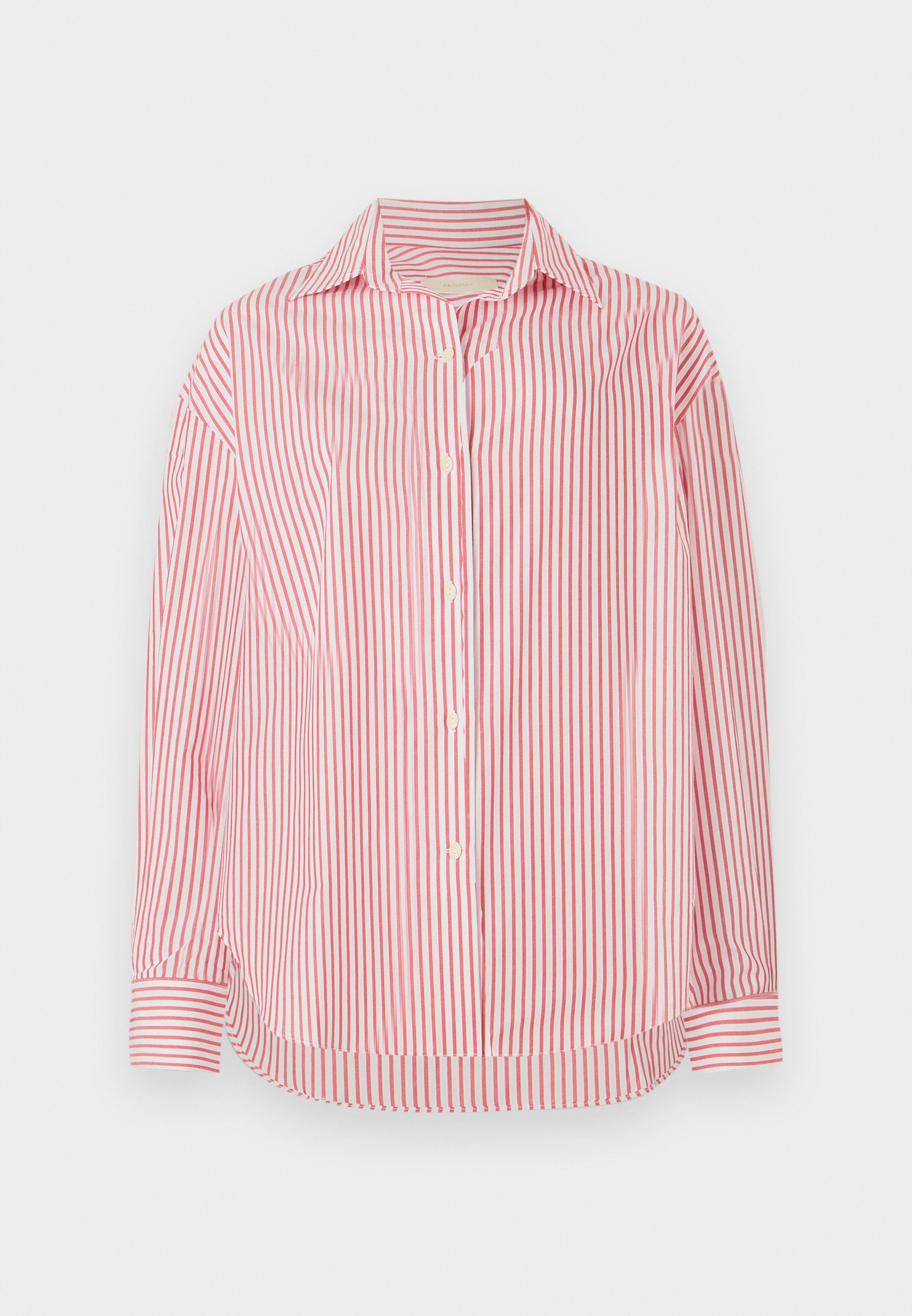 Faithfull the brand EN VAU OVERSIZED SHIRT - Button-down blouse - riviera