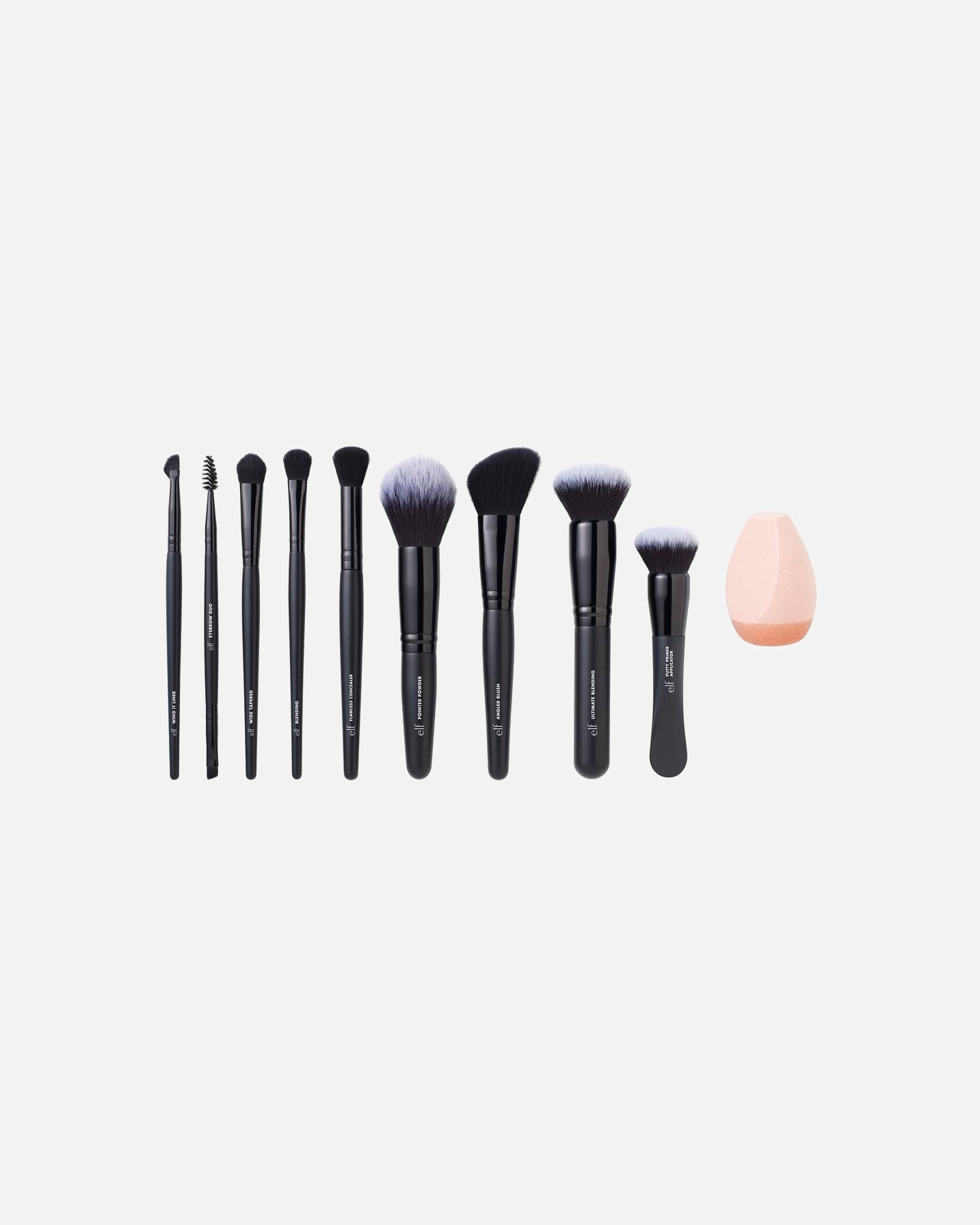 elf Cosmetics-børstesett «Ti av ti» – 1 stk.