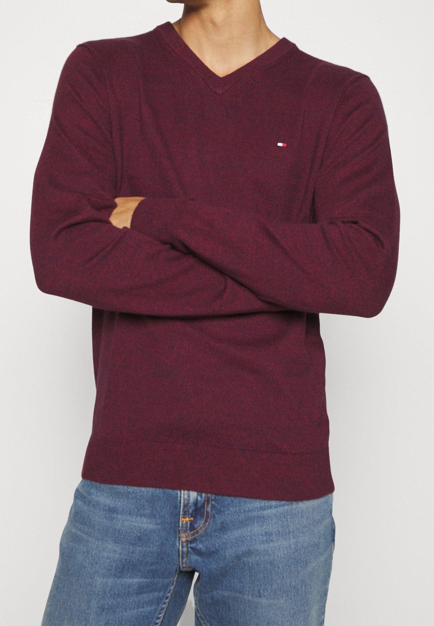 Maglione Tommy Hilfiger - bordeaux screziato