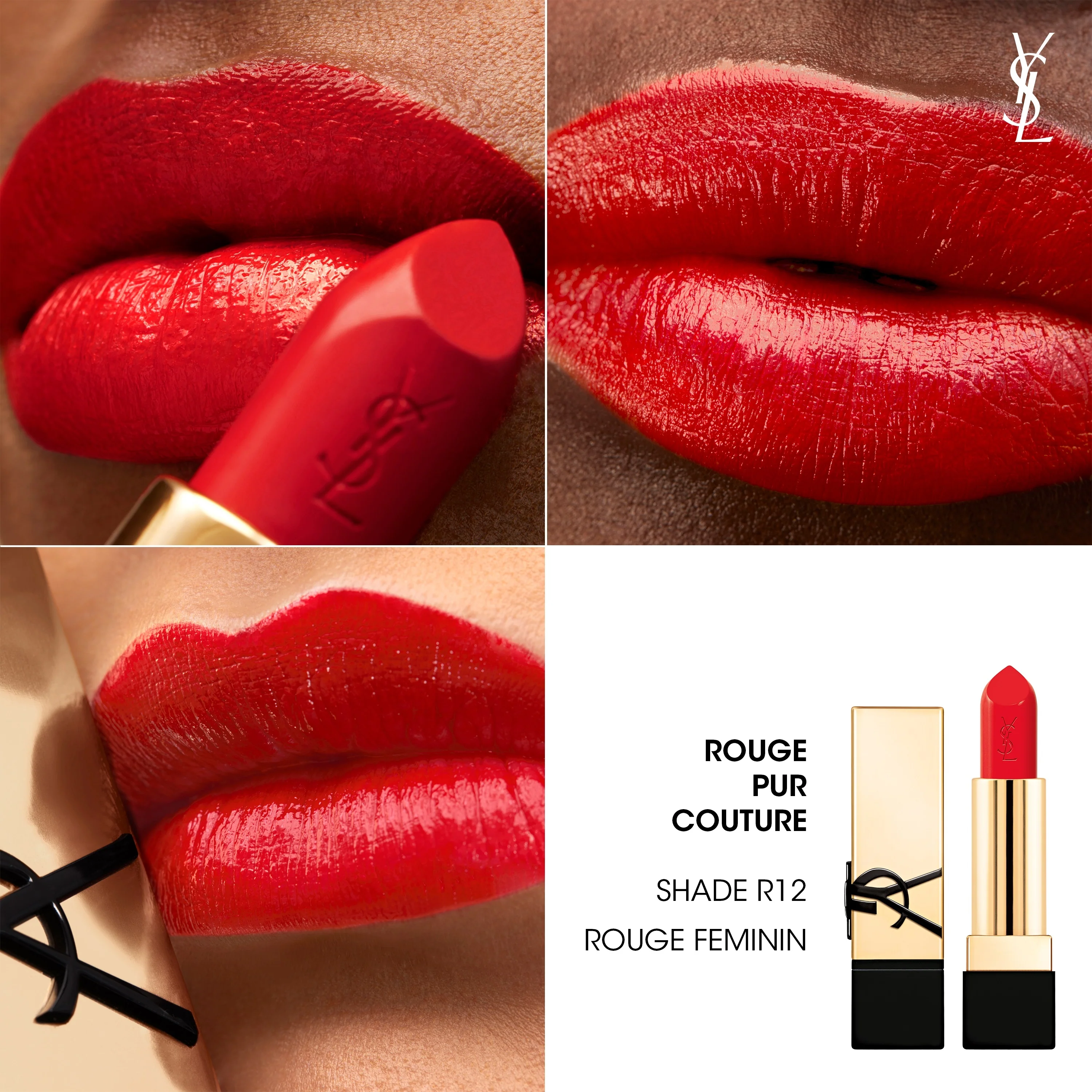 Labbra Rouge Pur Couture - Rossetto Satinato - Rossetto
