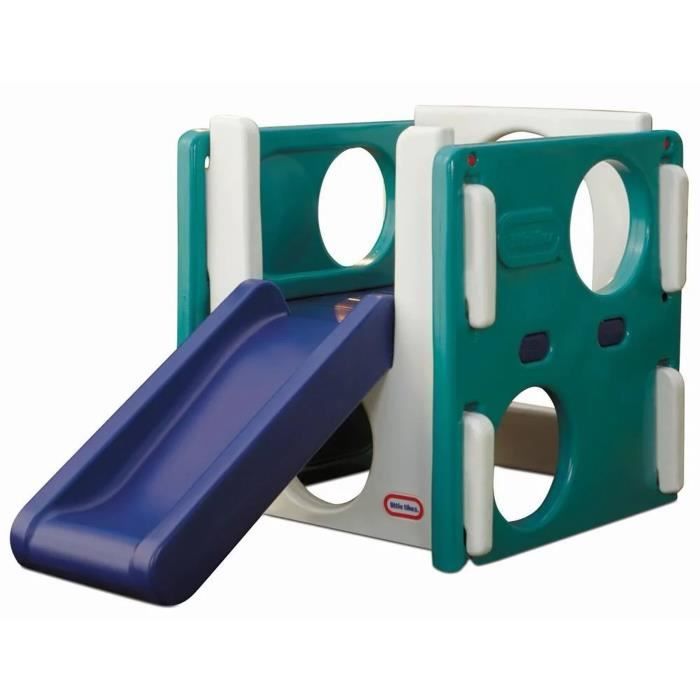 Little Tikes – Indoor/Outdoor Slide – Green, White and Blue – For Children 18 Months to 4 Years