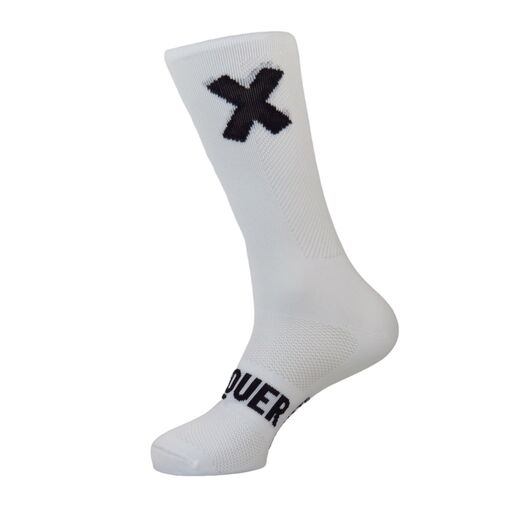 Mooquer X White Air Flow Embroidered Summer Fishnet High Socks