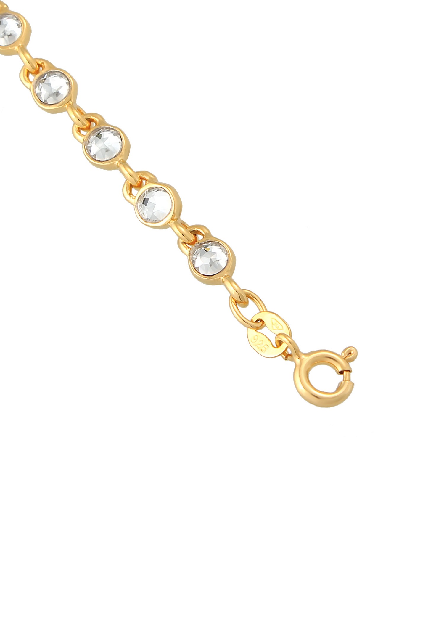 Elli Femmes Tennis Tendance classique avec cristaux en argent sterling 925