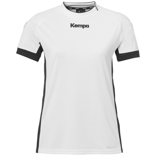  Prime Shirt Women Blanco/negro Kempa