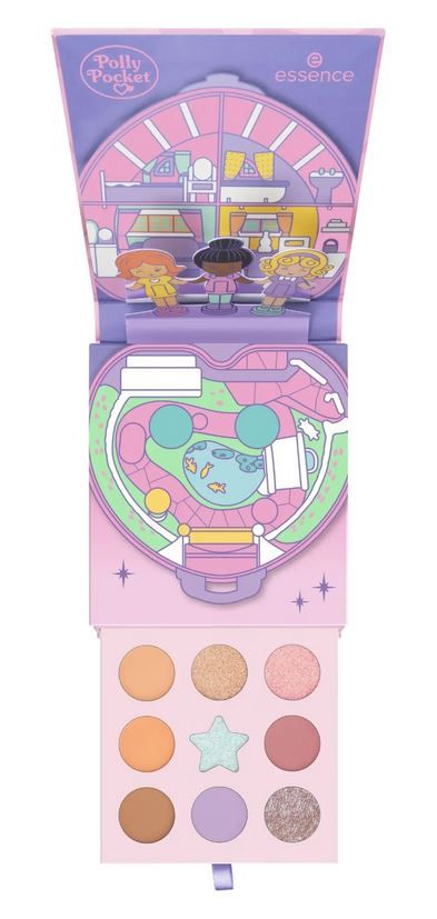 Paleta očných tieňov Polly Pocket Palety očných tieňov a líčenie