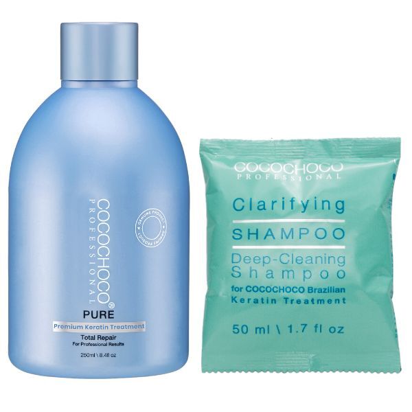 Kit per trattamento alla cheratina brasiliana pura Cocochoco