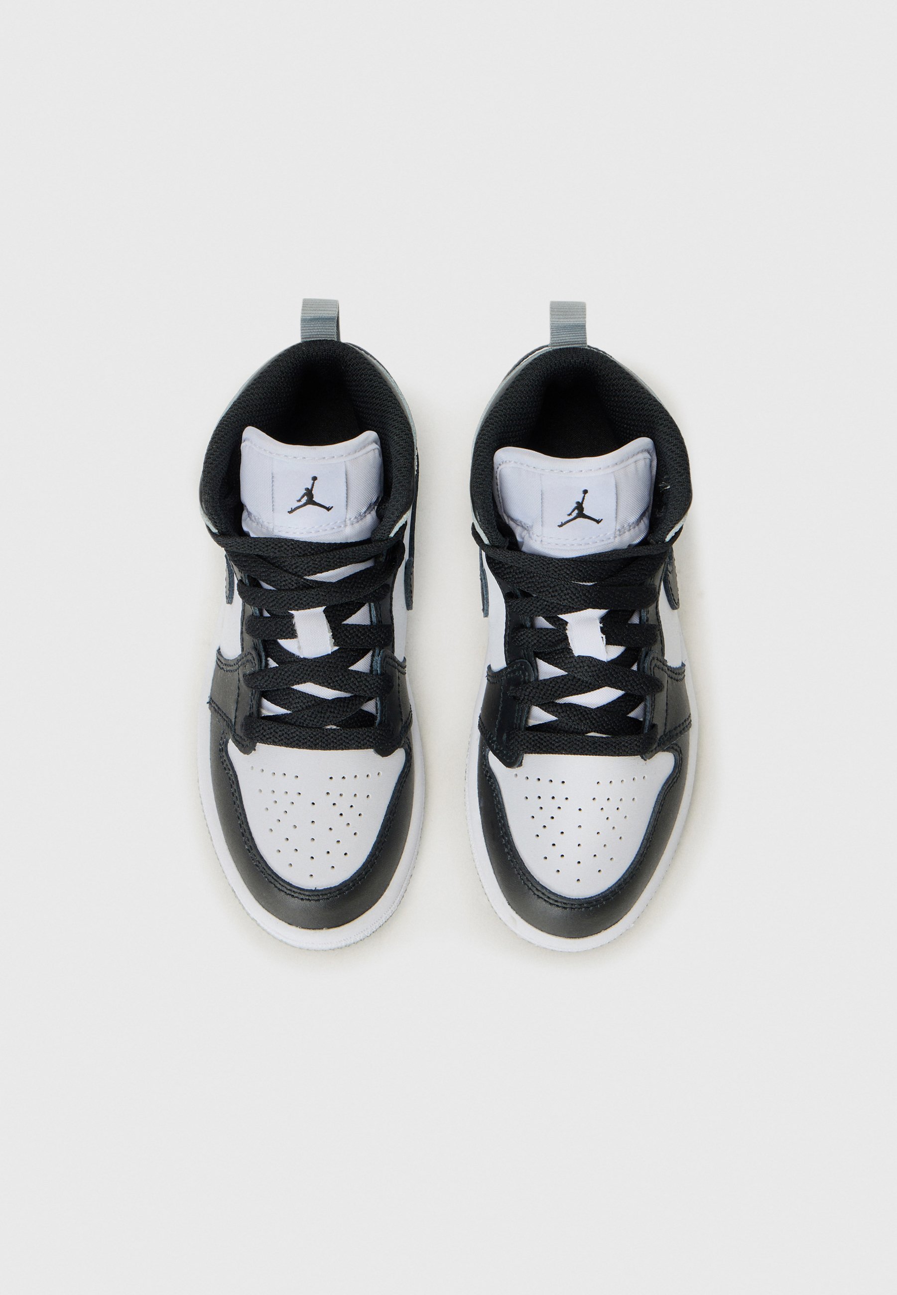 Jordan JORDAN 1 MID UNISEX - Scarpe da ginnastica alte - bianco/nero/grigio fumo