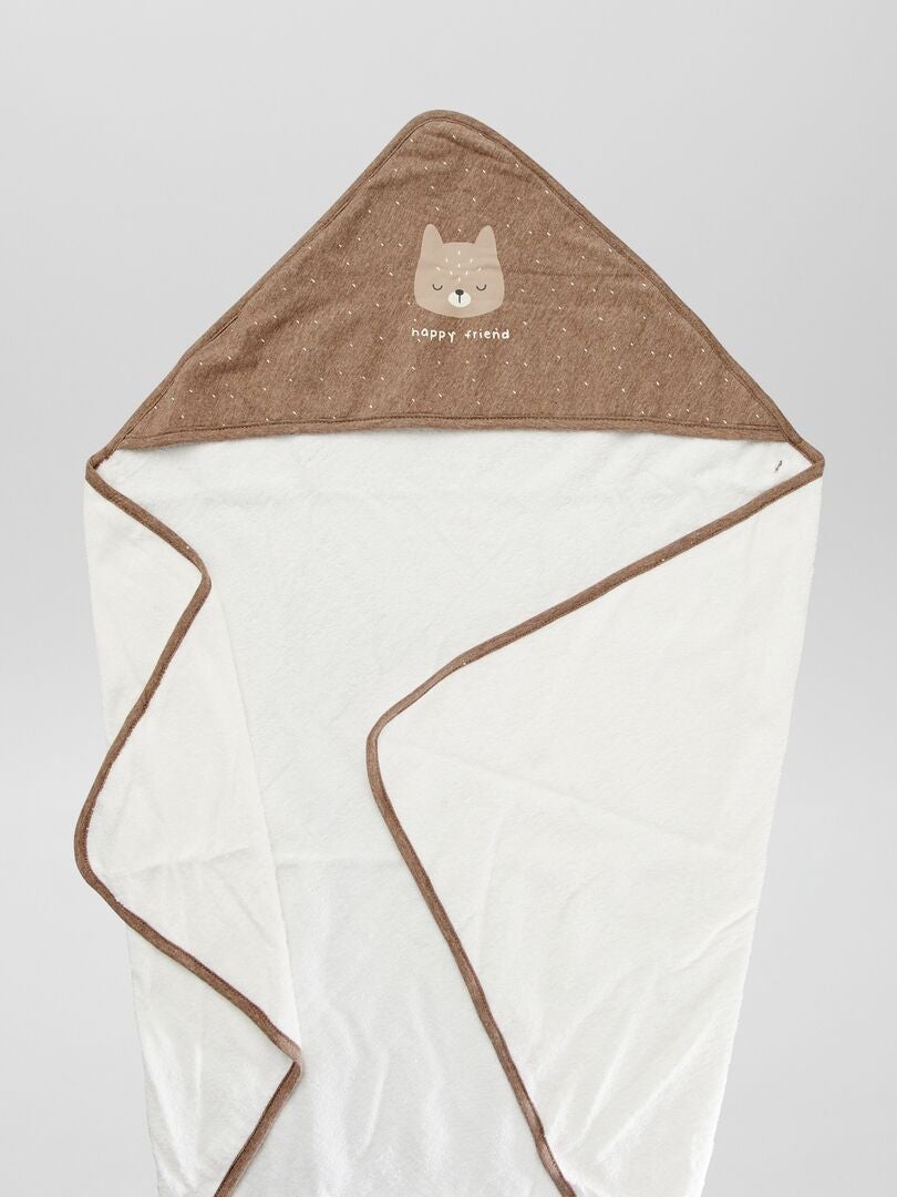 Badjas van badstof - BEIGE