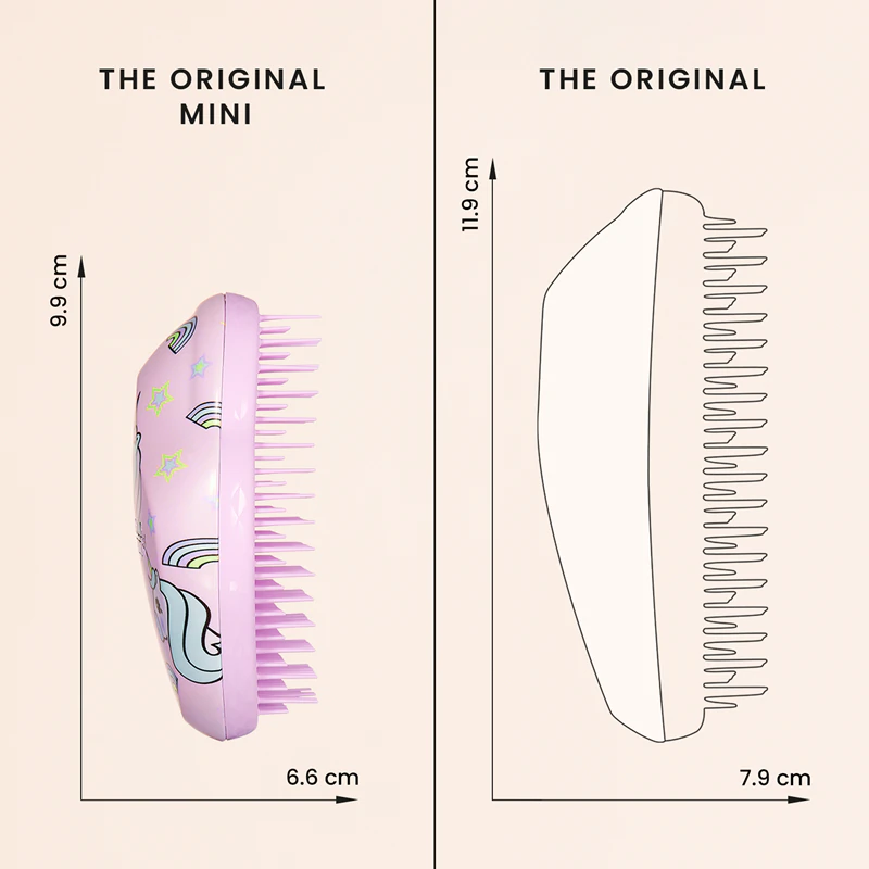 Escova de cabelo Tangle Teezer Mini Unicórnio Original com Estampa Mágica