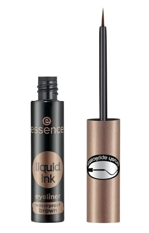 Essence Liquid Ink Eyeliner wodoodporny, 02 Brown