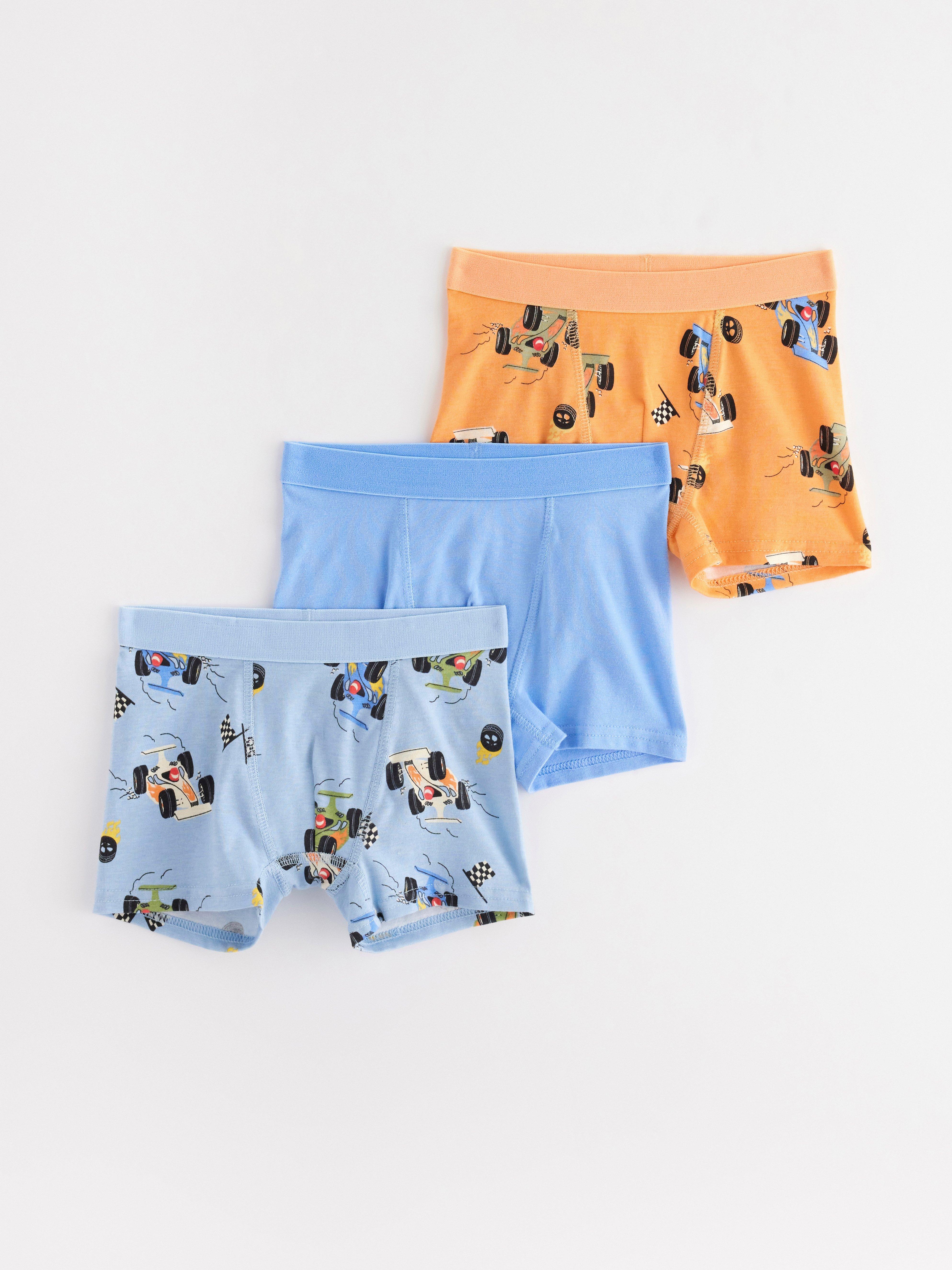 Paquete de 3 calzoncillos bóxer azul claro