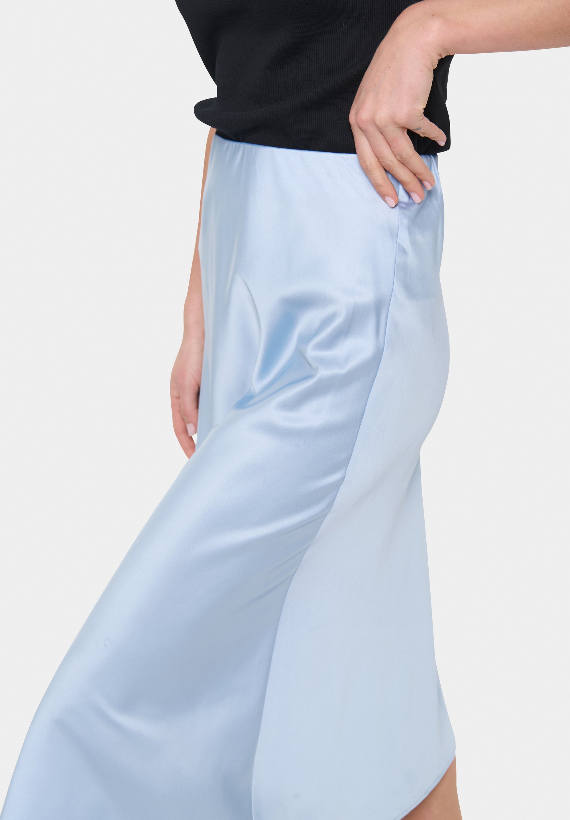Saint Tropez DISA - A-lijn rok - chambrayblauw
