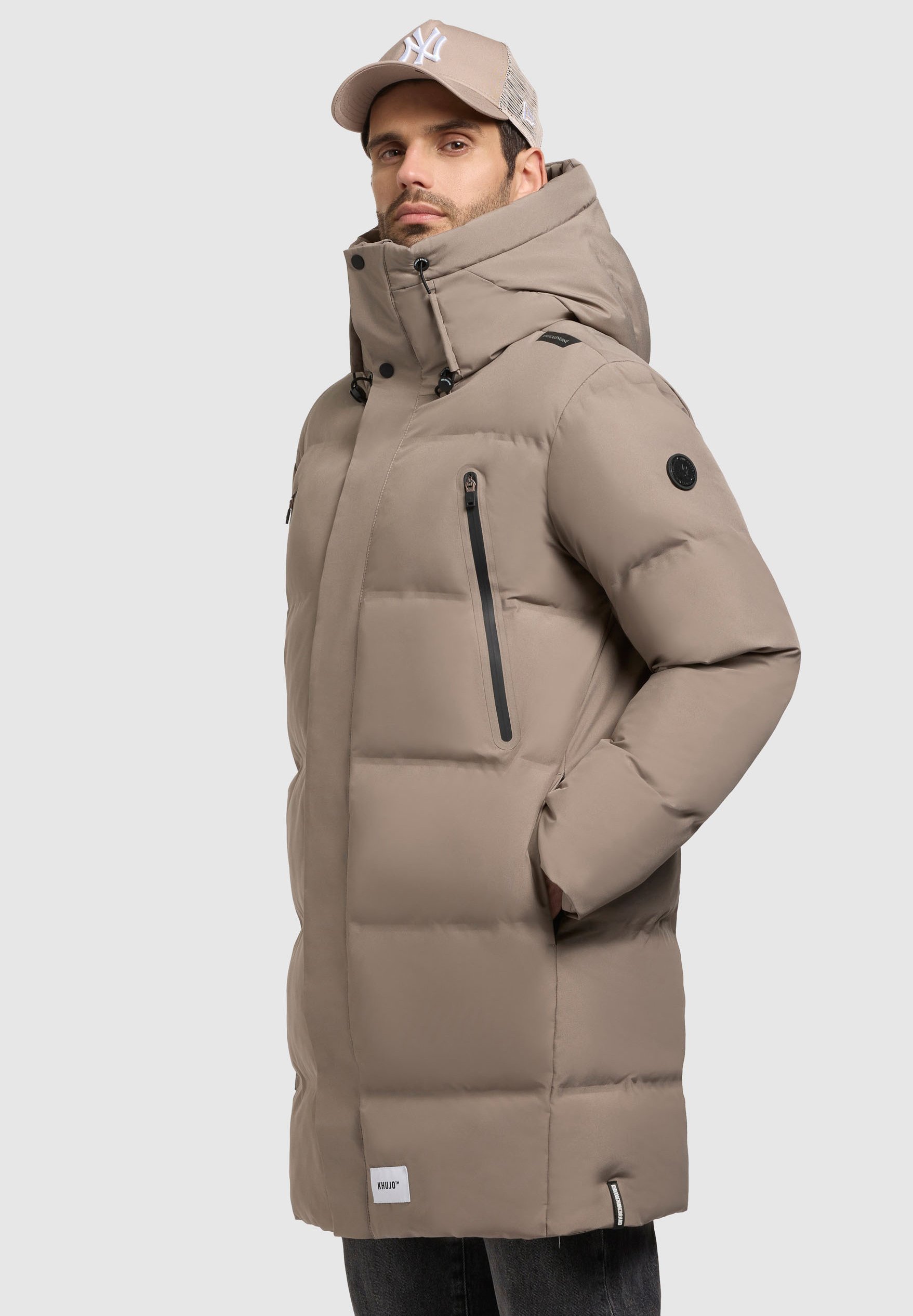 khujo MORSE - Winterjas - graubeige