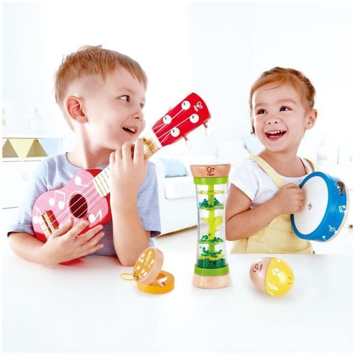 Musical Instruments - HAPE - Mini Hape Band Set - Red - For children aged 3 to 6 years - Indoor