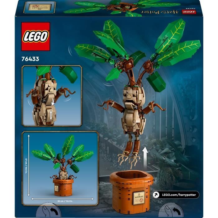 LEGO® Harry Potter  76433 Mandragore - Plante et pot - Idée de cadeau magique pour enfants
