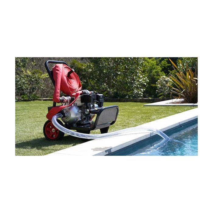 Pool Sam - Poolex bosbrandpomp - Capaciteit 16 m³/u - 4 uur autonomie - 25 m slanglengte - Afstand