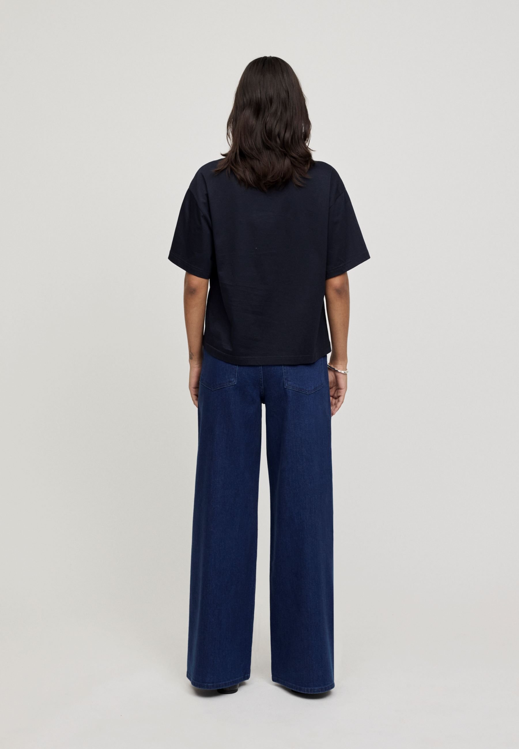 IVY OAK KYLA - T-shirt basique - bleu marine foncé