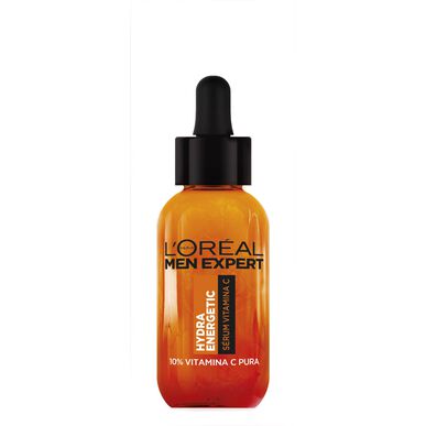 L'Oréal Men Expert Hydra Energetic Serum serum za glajenje obraza z vitaminom C za moške 30 ml