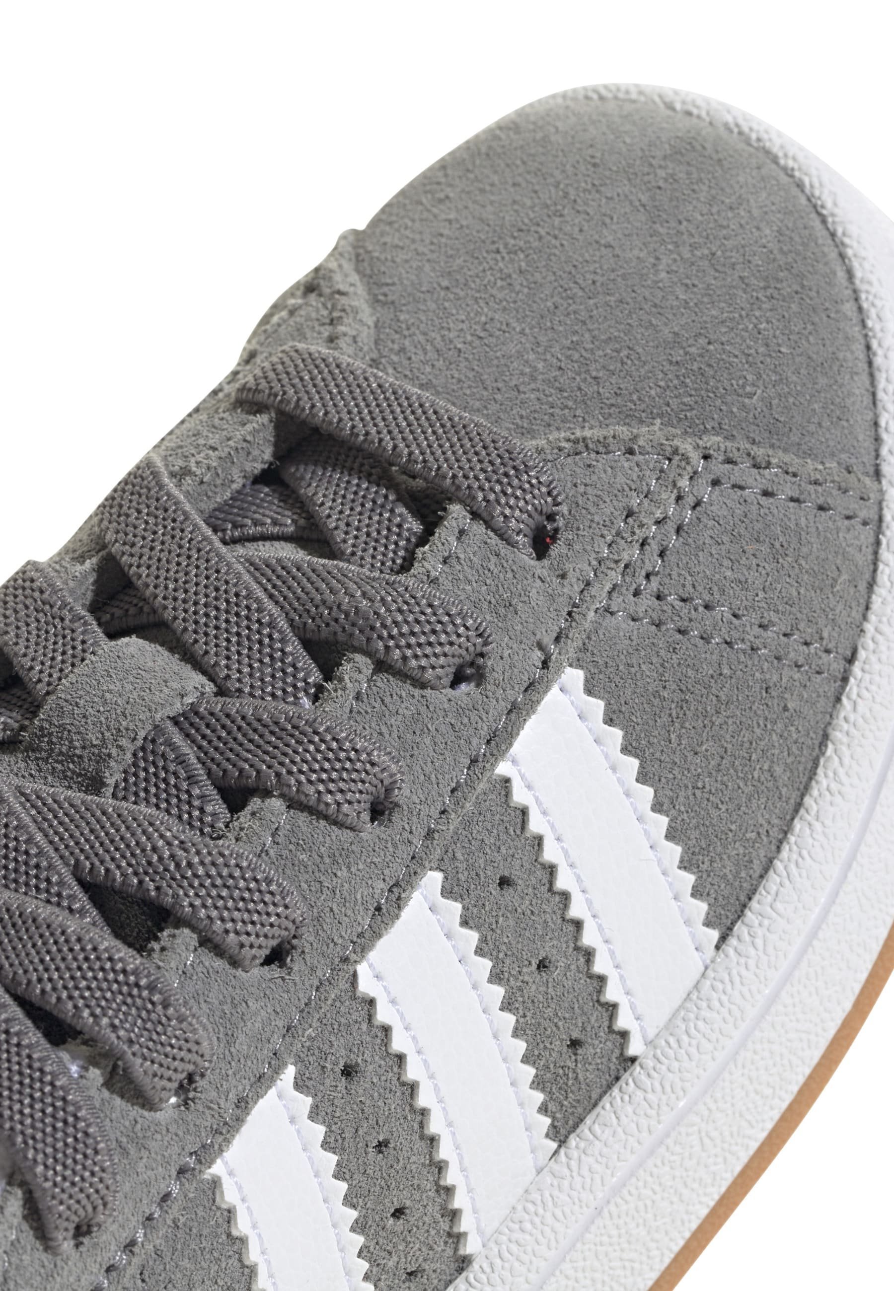 adidas Originals CAMPUS - Tênis de skate - cinza três pés branco sola de borracha