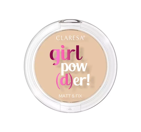 Claresa Girl Pow(d)er puder do twarzy 02 Natural Beige 12 g