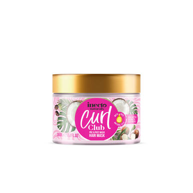 Inecto hiusnaamio ennen ja jälkeen pesun Curl Club 300 ml 300 ml