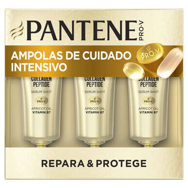 Pantene Cuidado Intensivo Ampollas para el Cabello Reparar y Proteger 3 x 15 ml