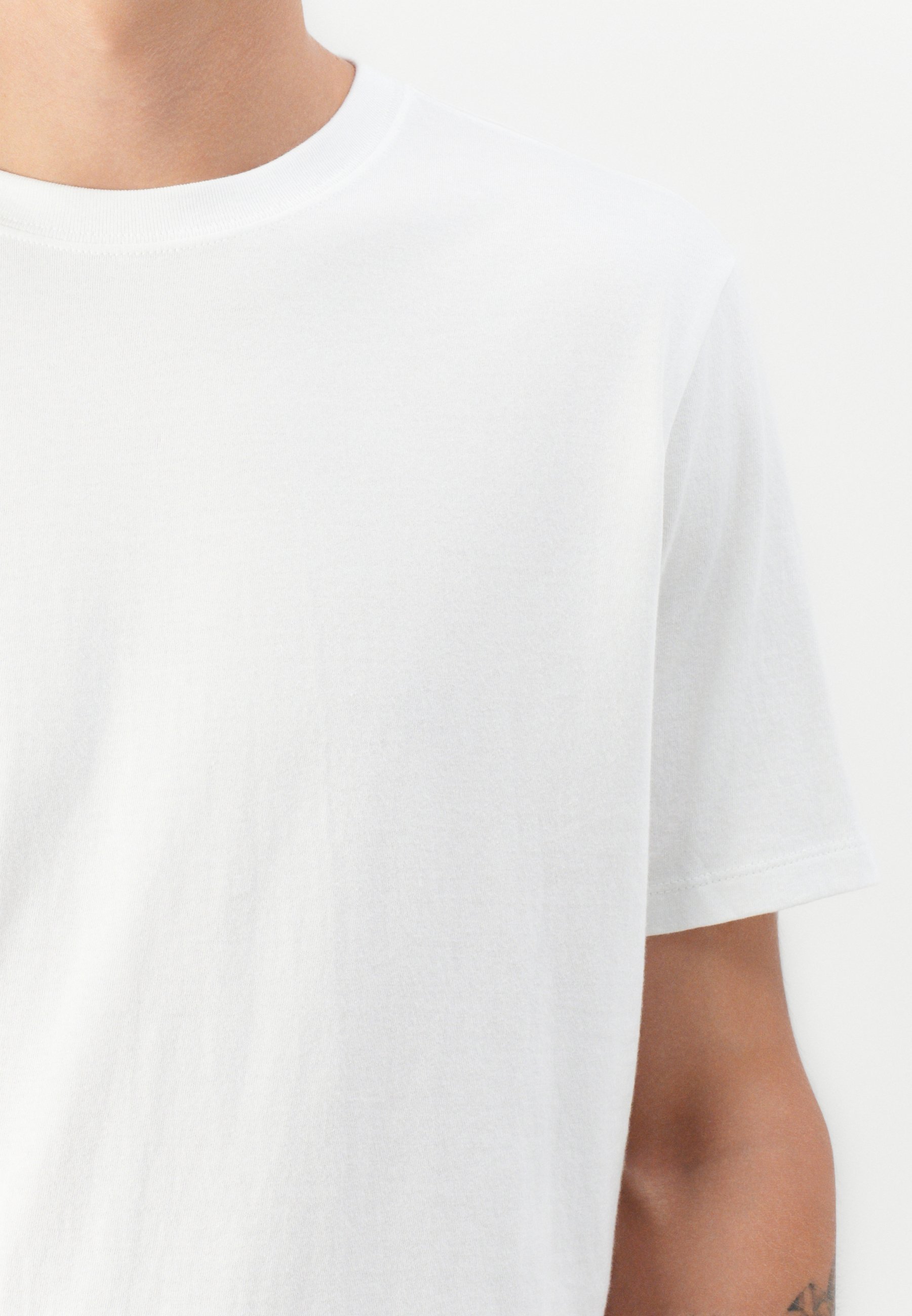 GAP EVERYDAY SOFT CREW SOLID - T-skjorte - white
